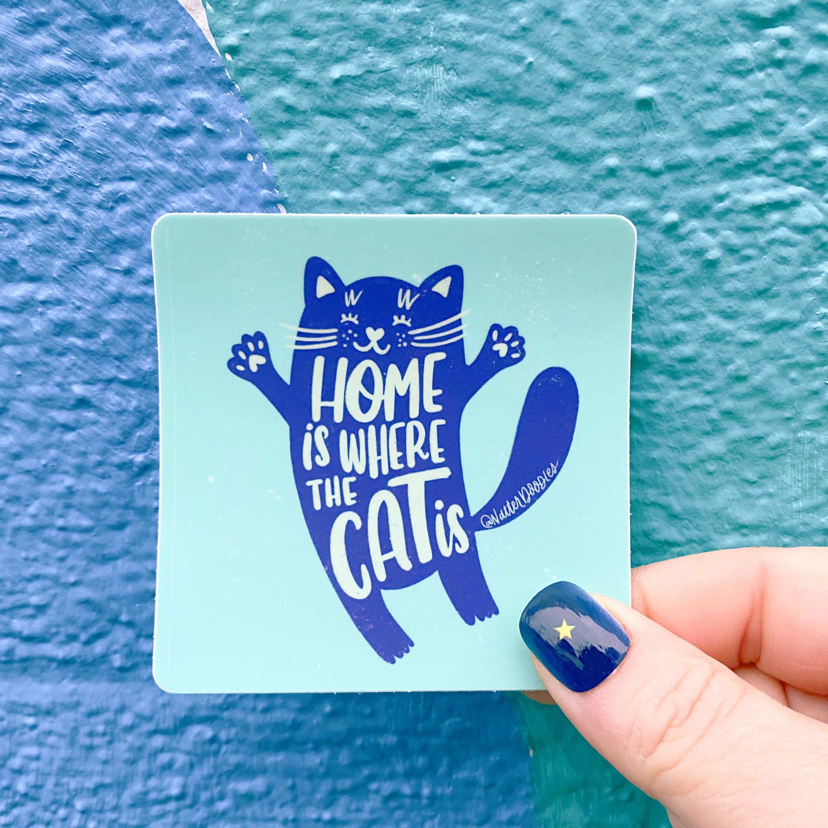 Home Is Where the Cat Is Sticker