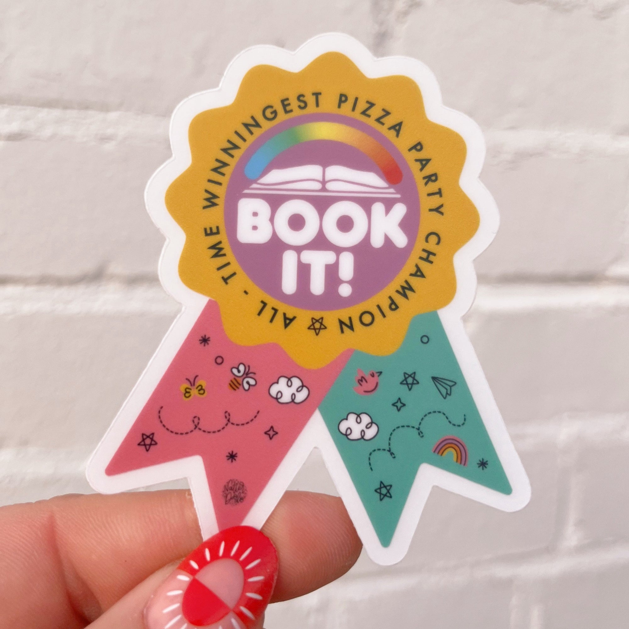 Book It Champion Sticker
