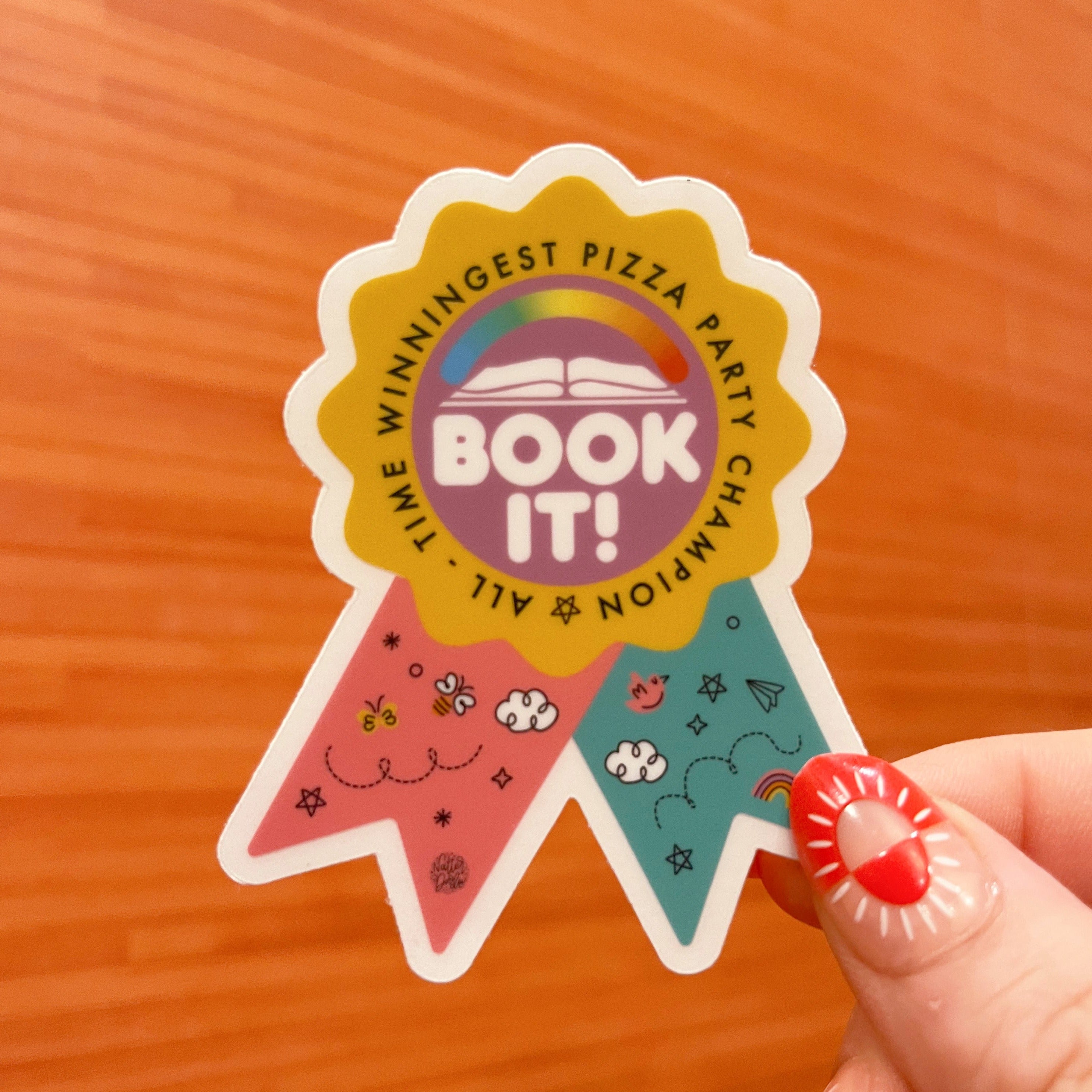 Book It Champion Sticker