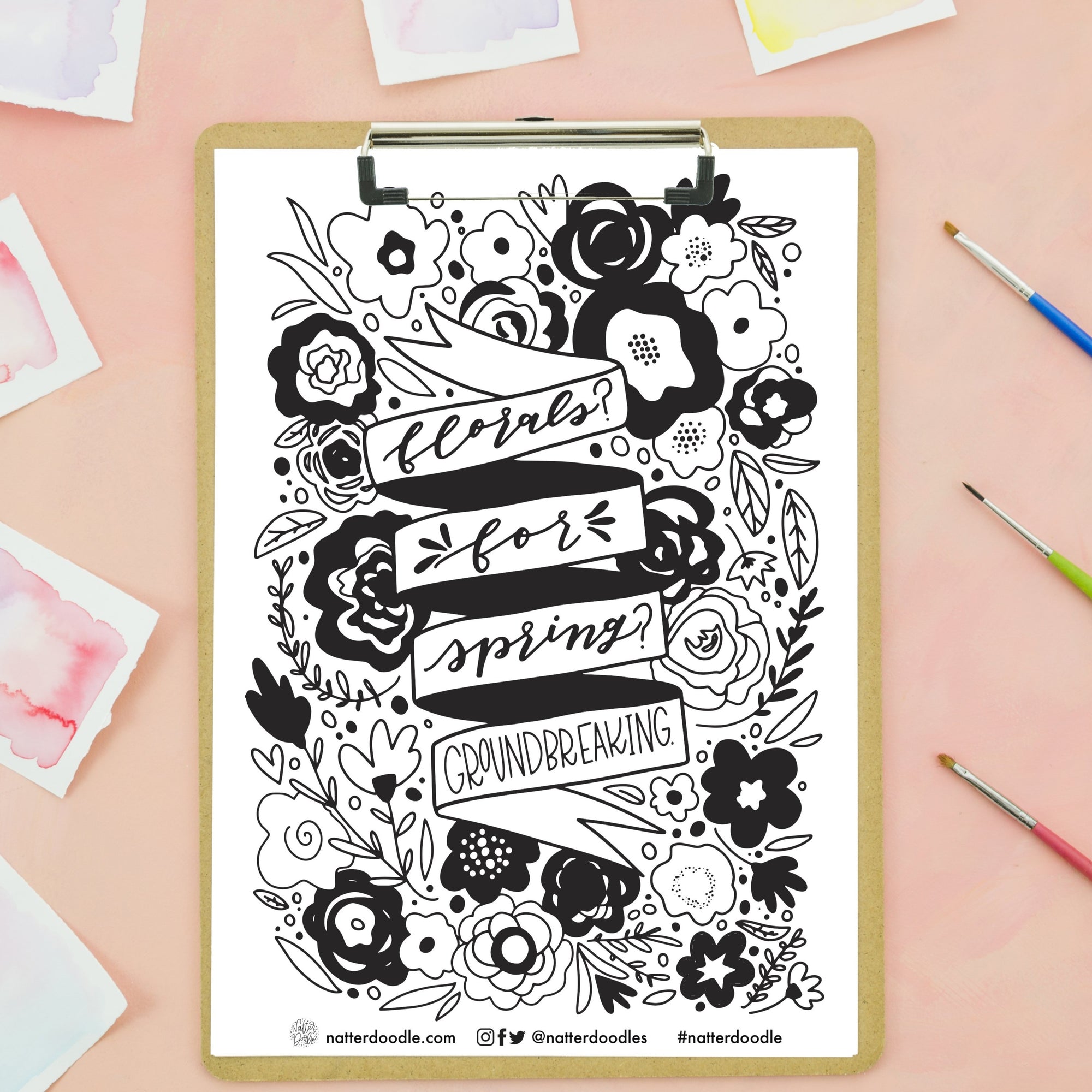 Spring & Easter Coloring Pages