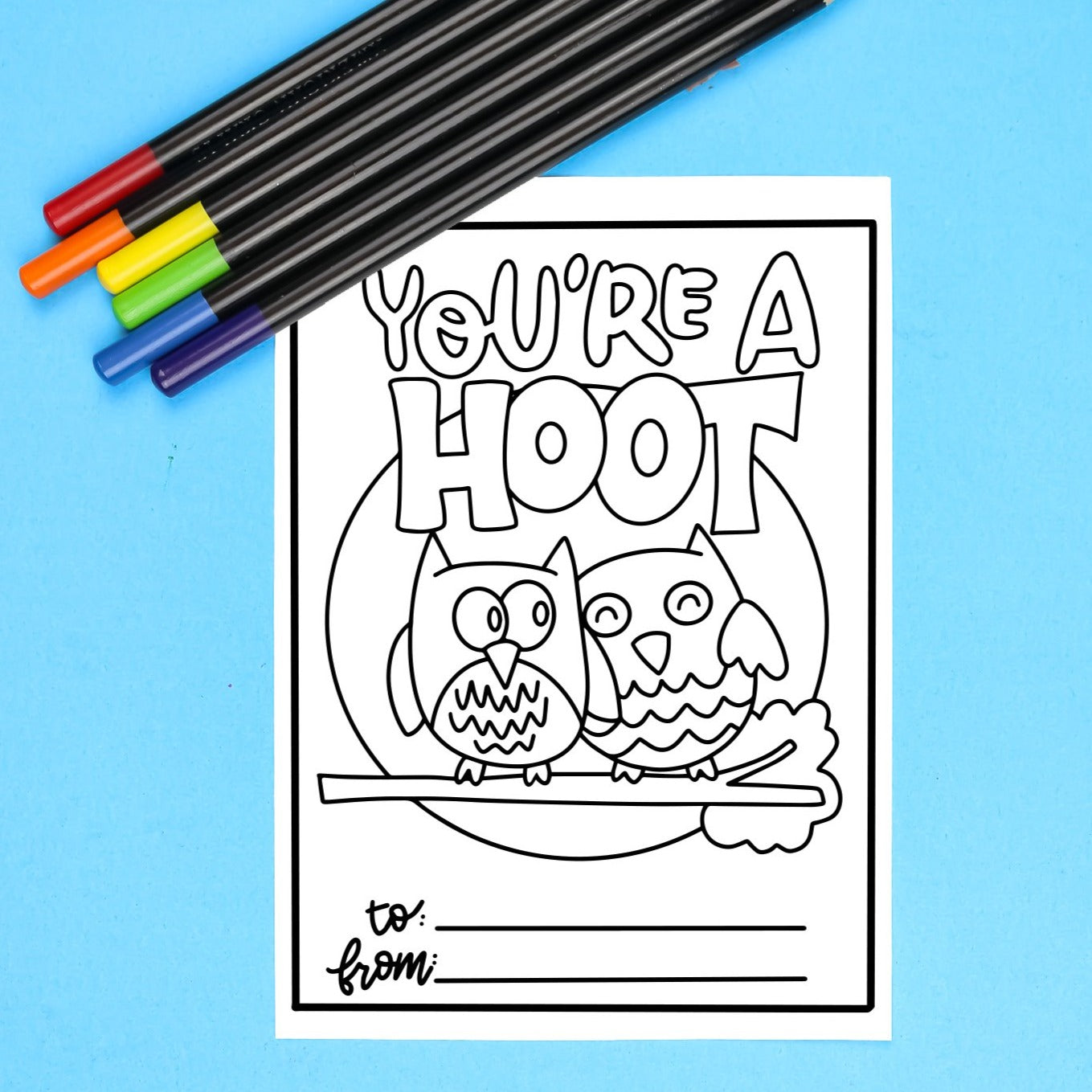 Color-Your-Own Valentines