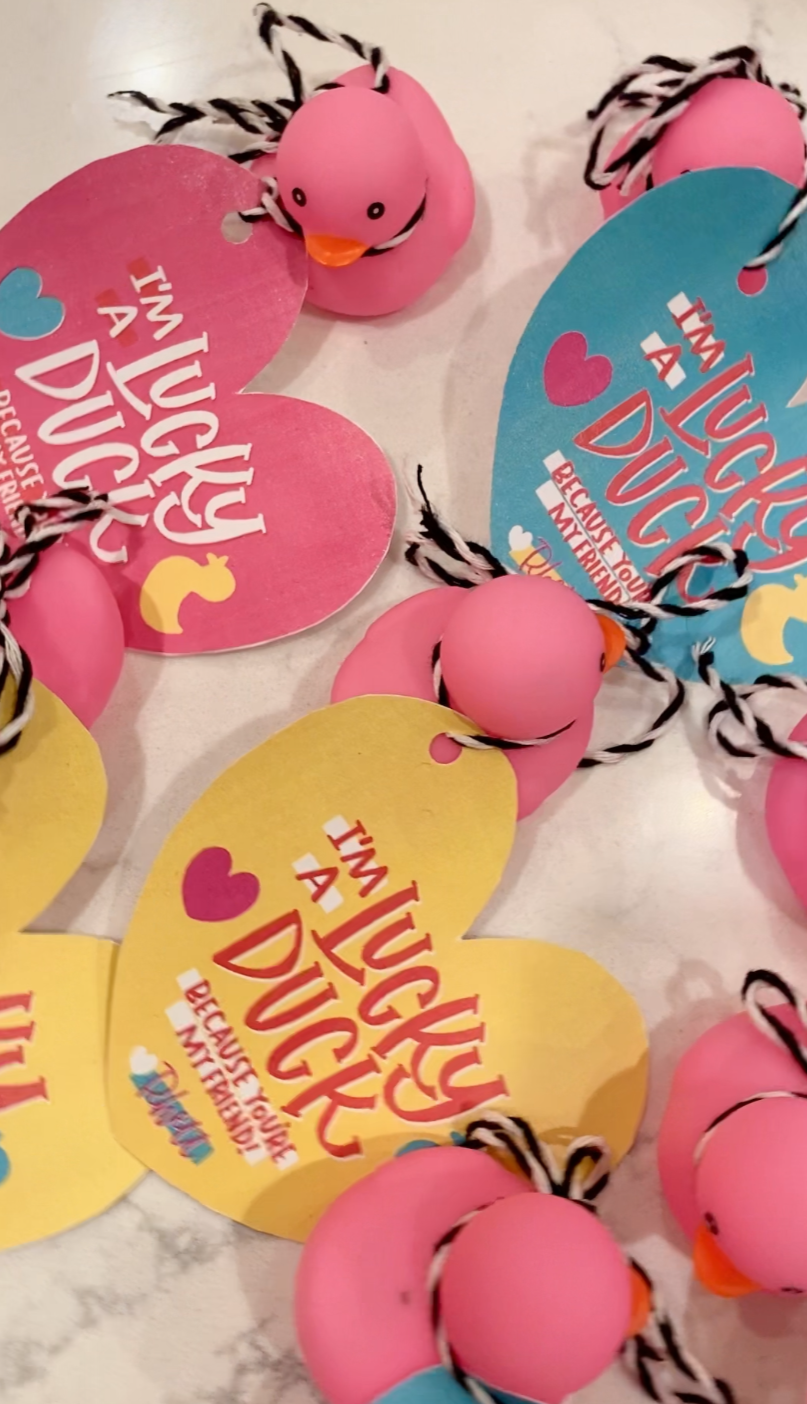 Lucky Duck DIY Valentines