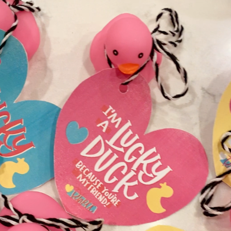 Lucky Duck DIY Valentines