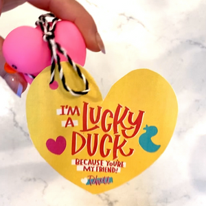 Lucky Duck DIY Valentines