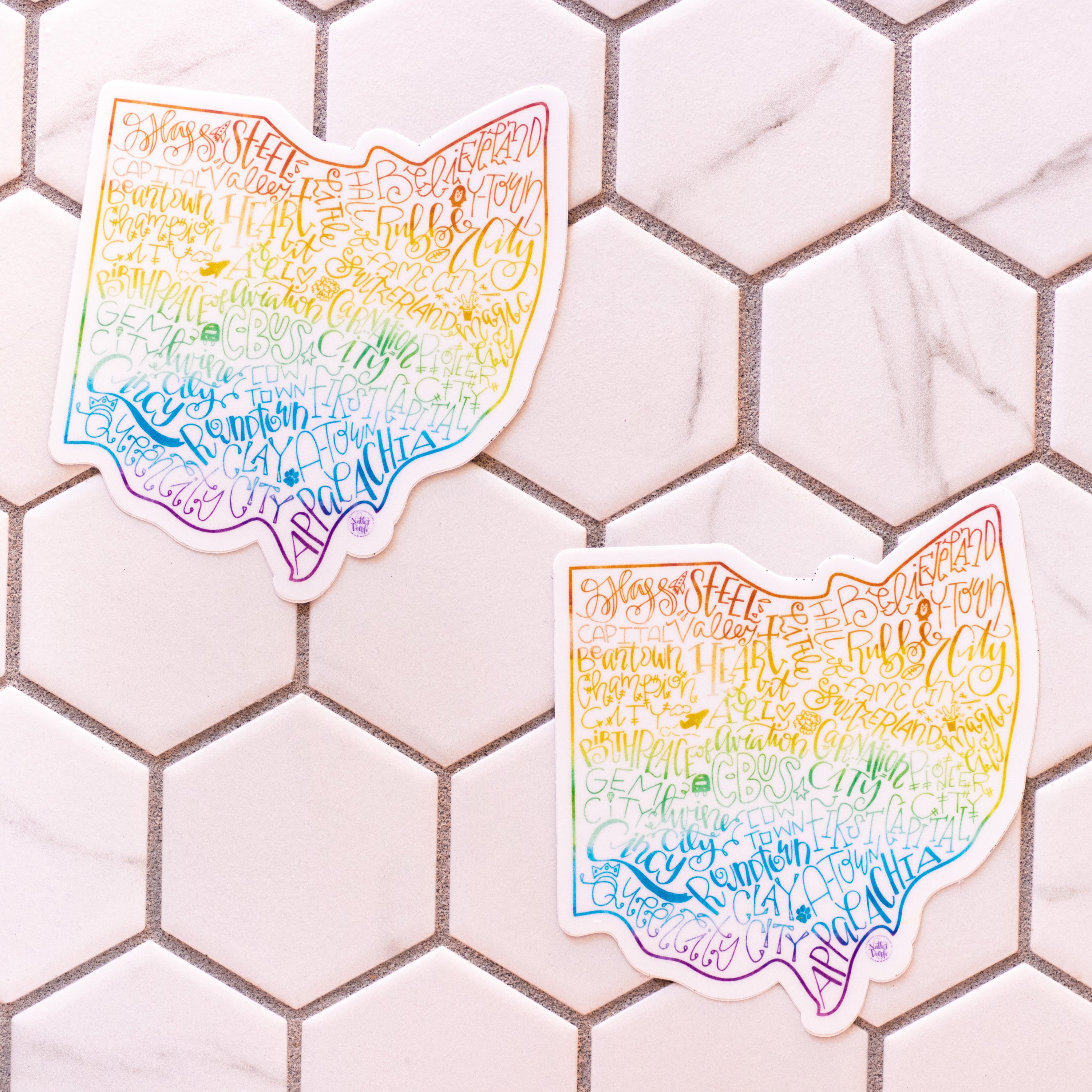 Ohio Nicknames Sticker