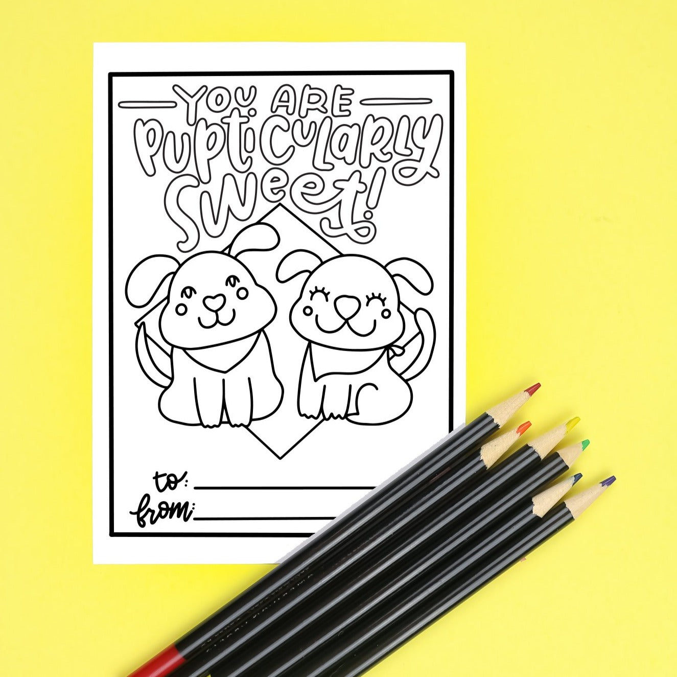 Color-Your-Own Valentines