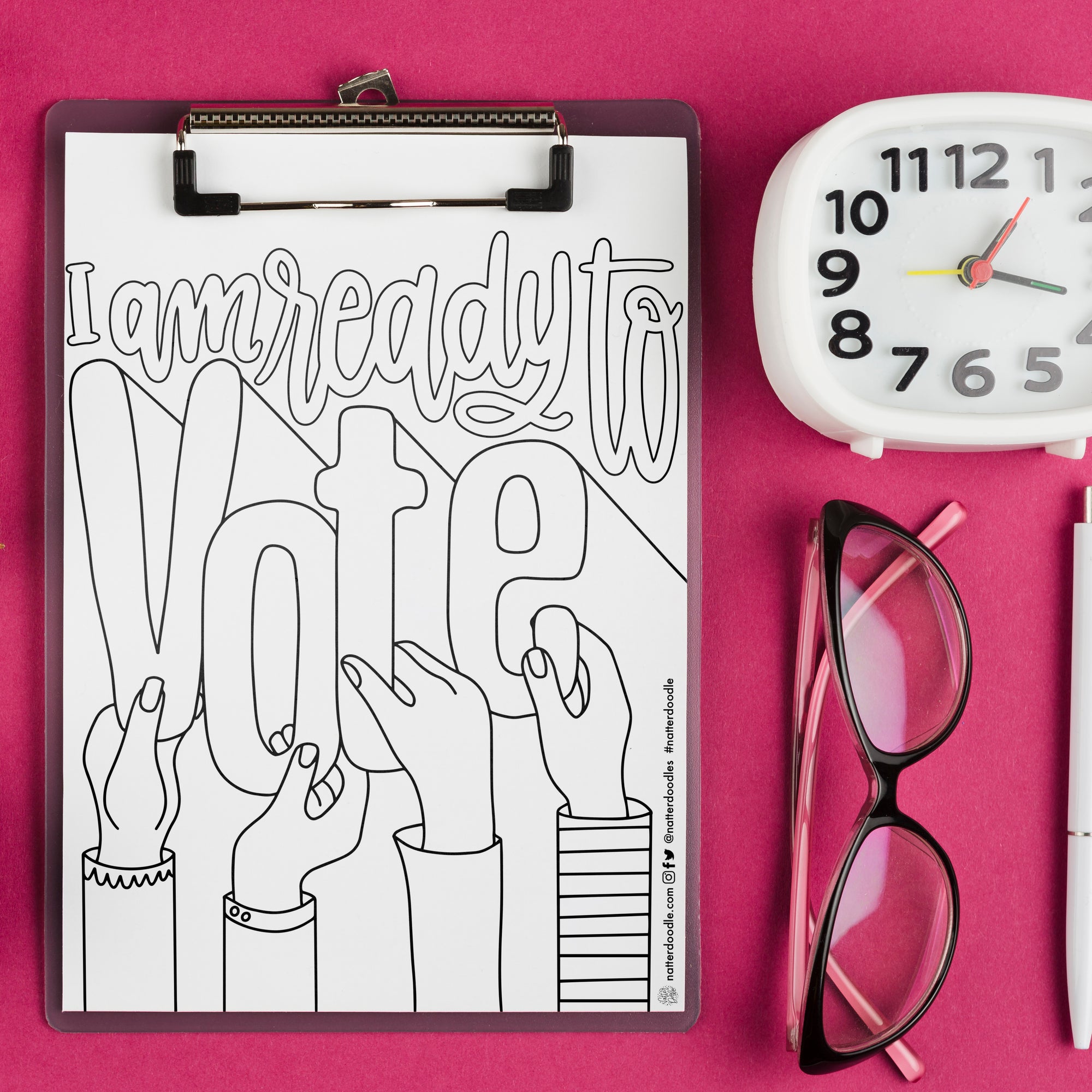 Why I Vote Coloring Pages