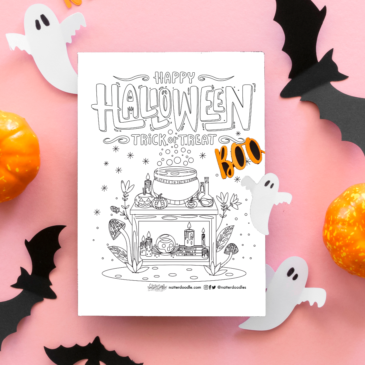 Spooky Halloween Coloring Pages