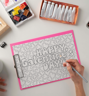 FREE February Coloring Pages