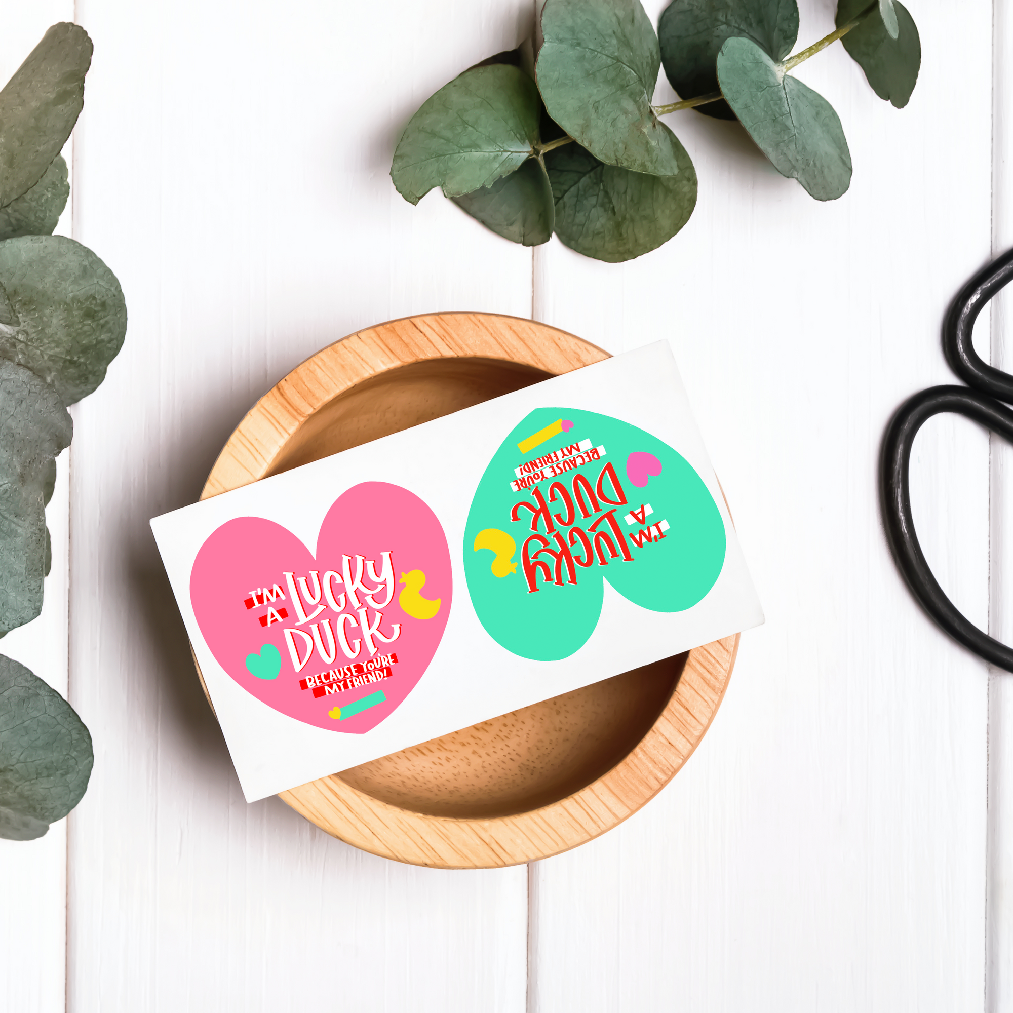 Lucky Duck DIY Valentines