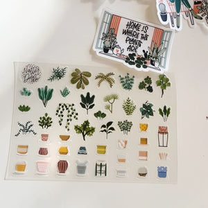 Houseplant Mix & Match Sticker Sheet