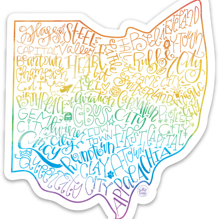 Ohio Nicknames Sticker