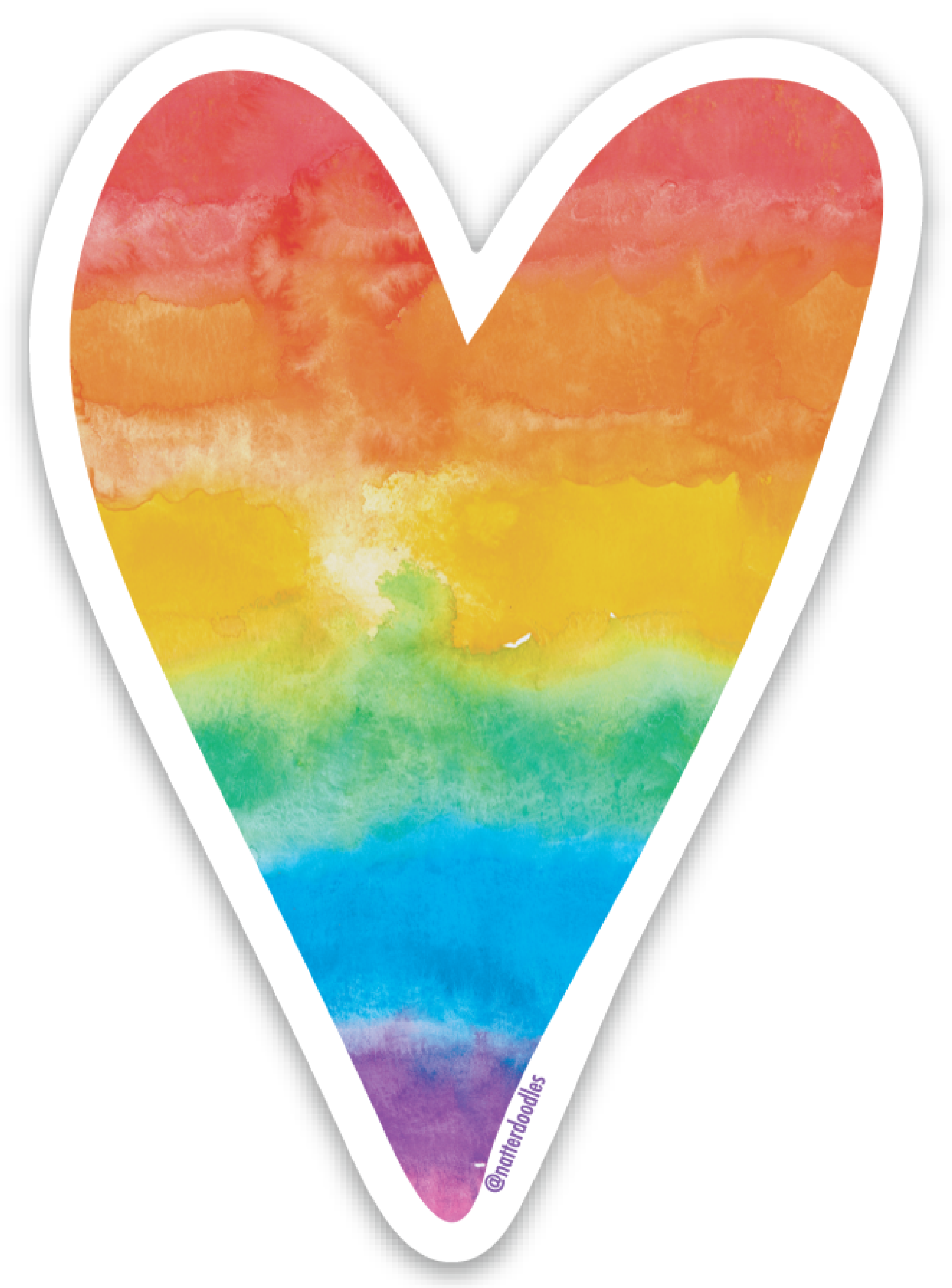 LOVE Rainbow Pride Sticker